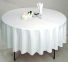 Rental store for TABLECLOTH 90  ROUND White in Lafayette LA