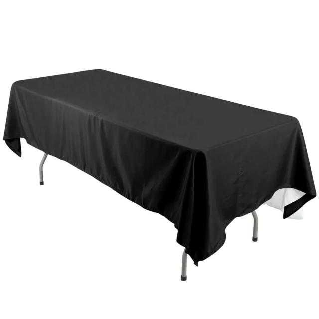 Rental store for TABLECLOTH 60  x 126  Black in Lafayette LA